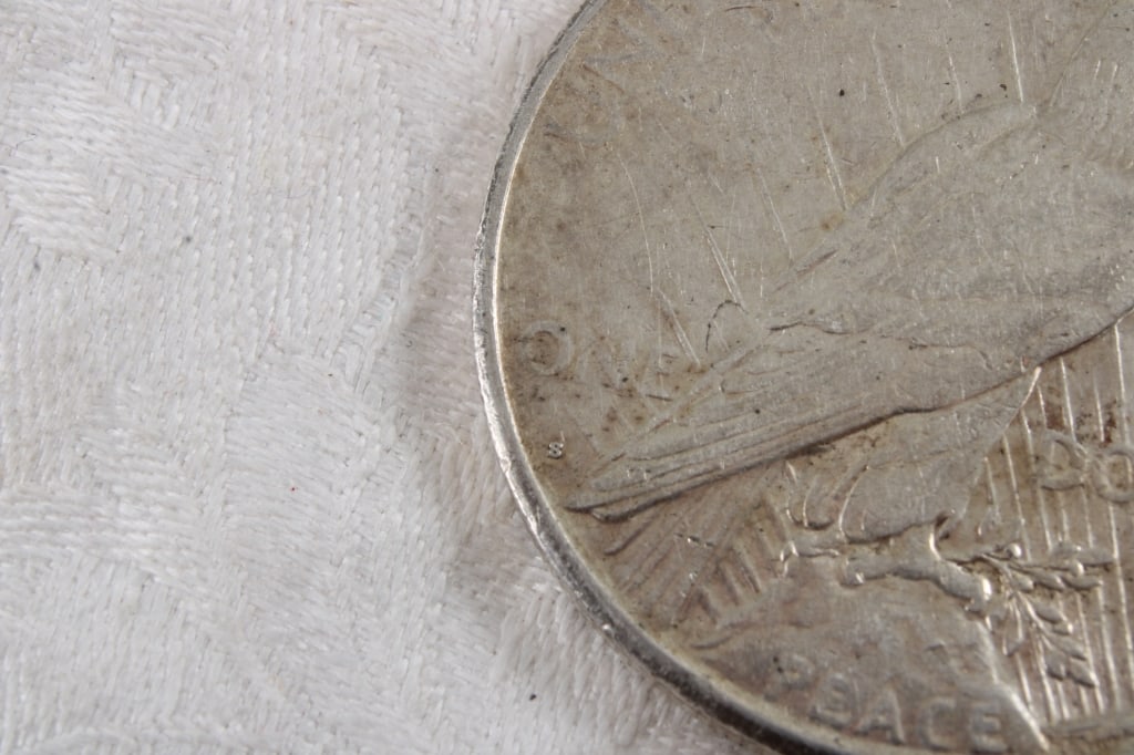 1922 S Peace Silver Dollar - 4