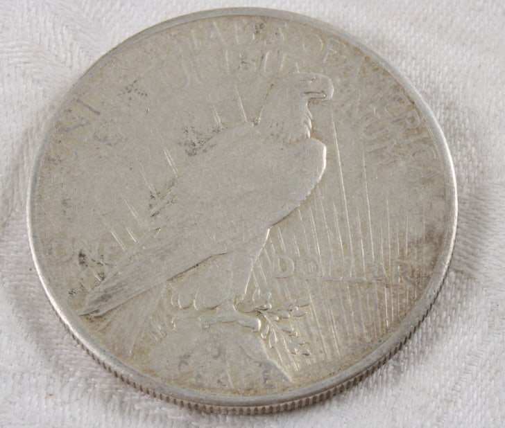 1922 S Peace Silver Dollar - 3