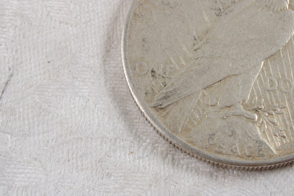 1922 S Peace Silver Dollar - 4