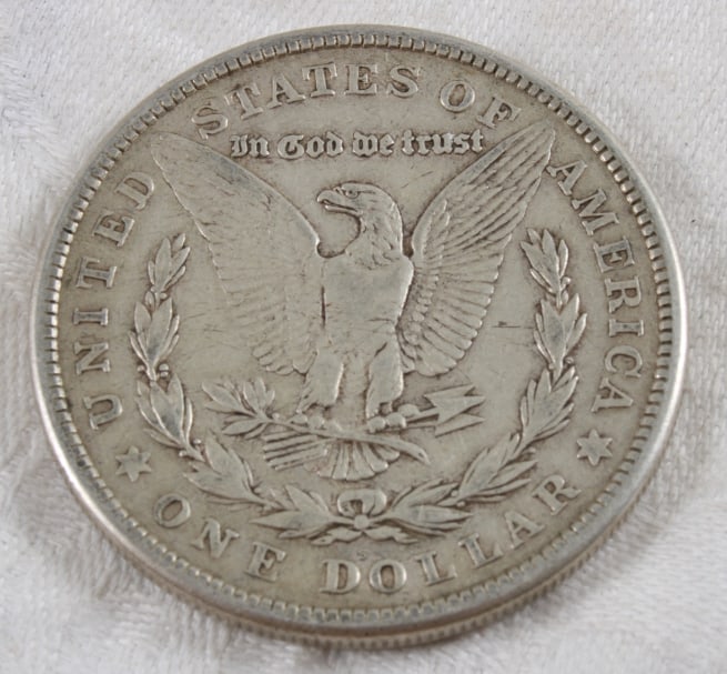 1921 Morgan Silver Dollar - 3