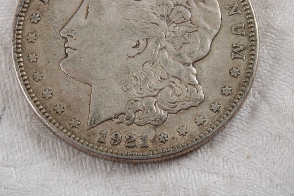 1921 Morgan Silver Dollar - 2
