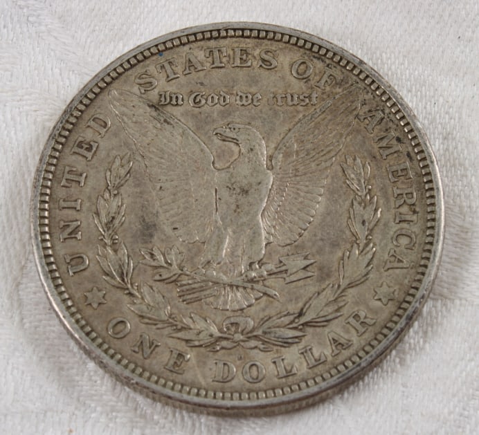 1921 Morgan Silver Dollar - 3