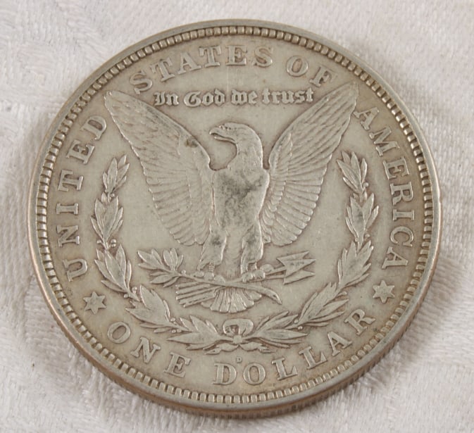 1921 Morgan Silver Dollar - 3