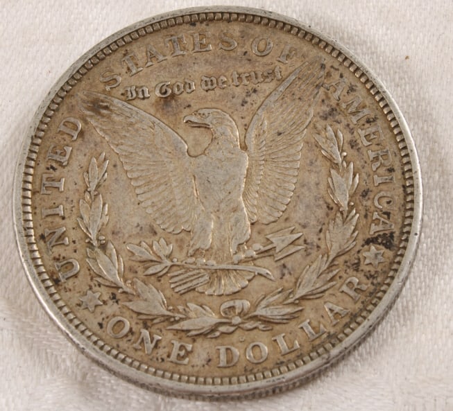 1921 D Morgan Silver Dollar - 3