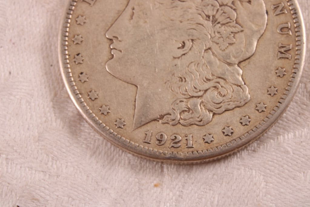 1921 S Morgan Silver Dollar - 2