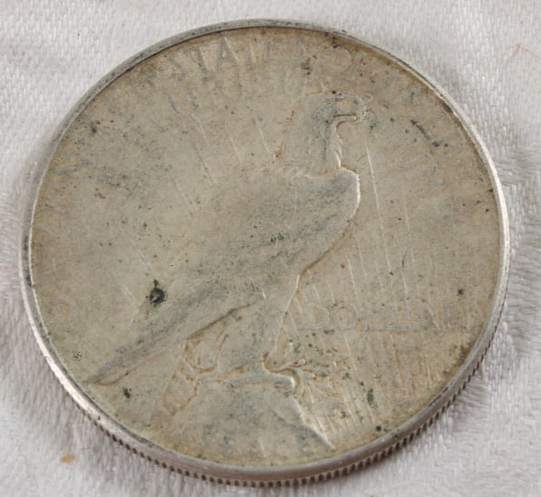 1923 S Peace Silver Dollar - 3