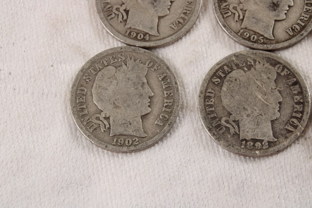 9 Silver Dimes - 3