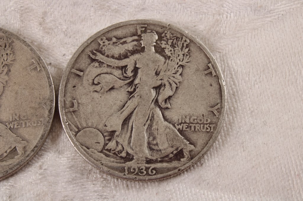 3 Walking Liberty Silver Half Dollars - 4