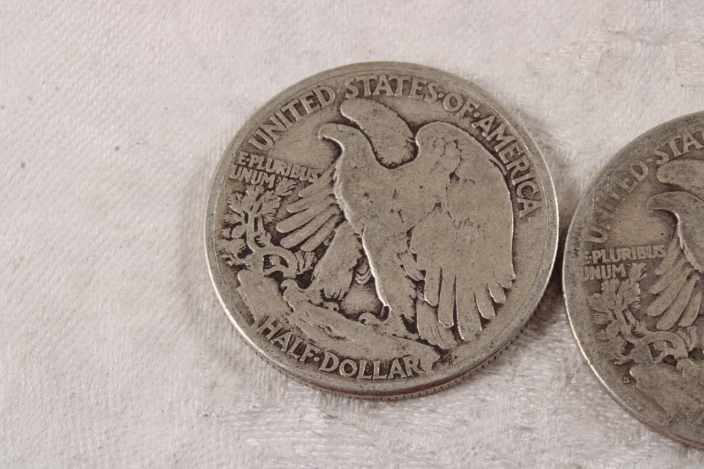 3 Walking Liberty Silver Half Dollars - 5