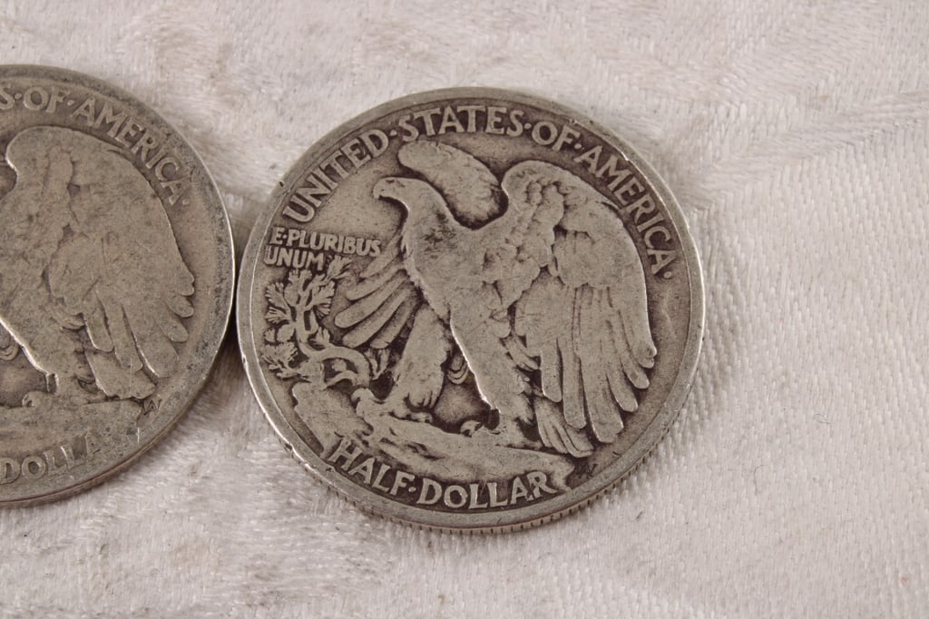 3 Walking Liberty Silver Half Dollars - 7