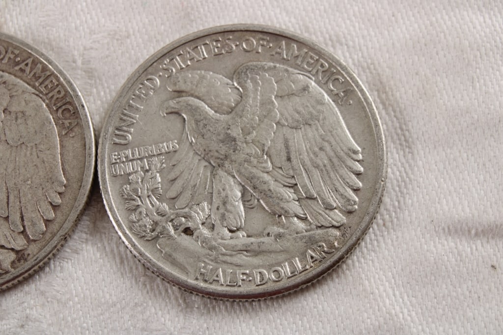 3 Walking Liberty Silver Half Dollars - 7