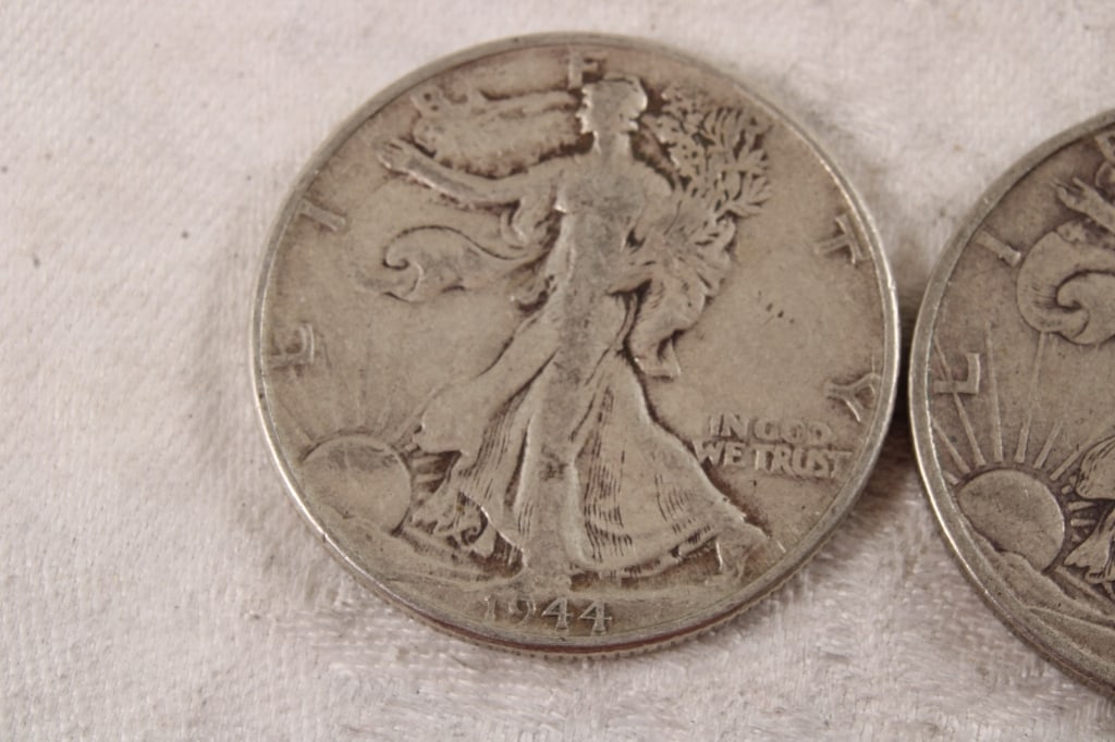 3 Walking Liberty Silver Half Dollars - 2