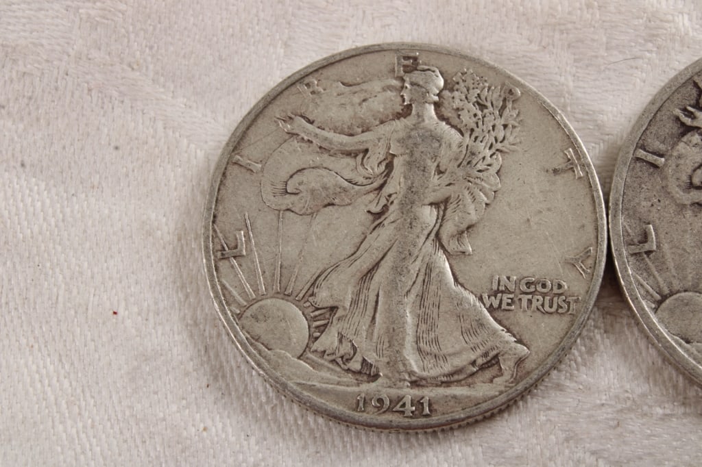 3 Walking Liberty Silver Half Dollars - 2