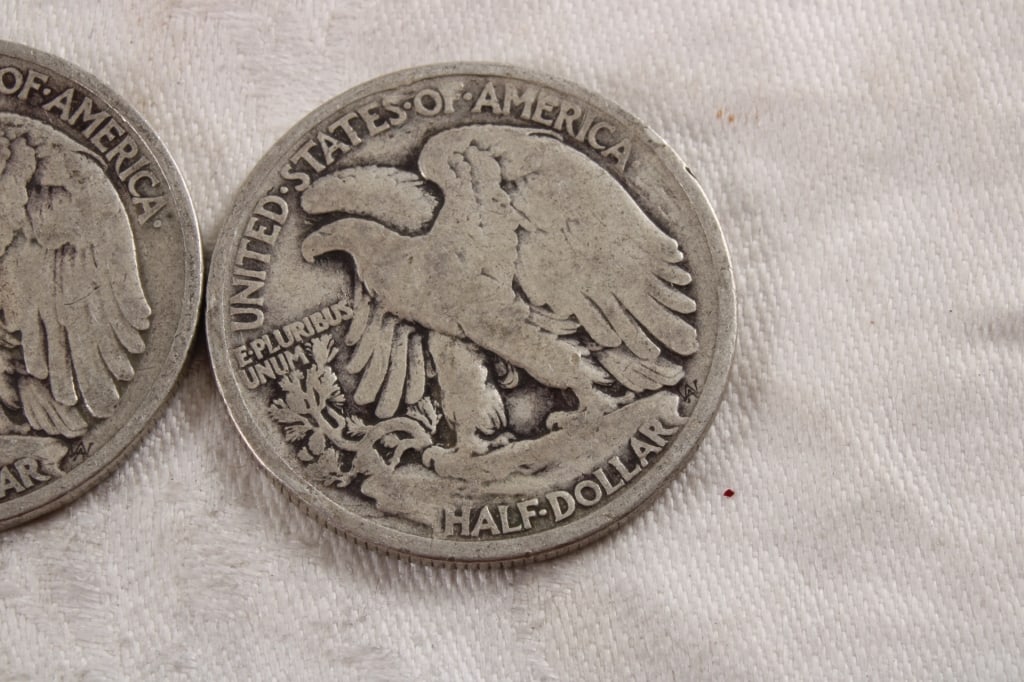 3 Walking Liberty Silver Half Dollars - 7