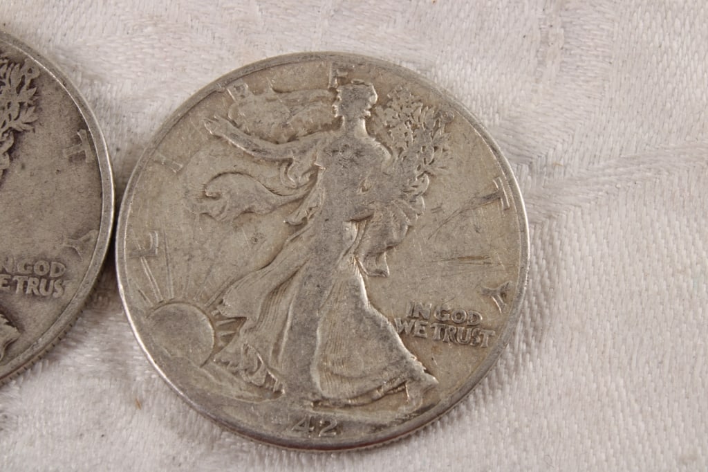 3 Walking Liberty Silver Half Dollars - 4