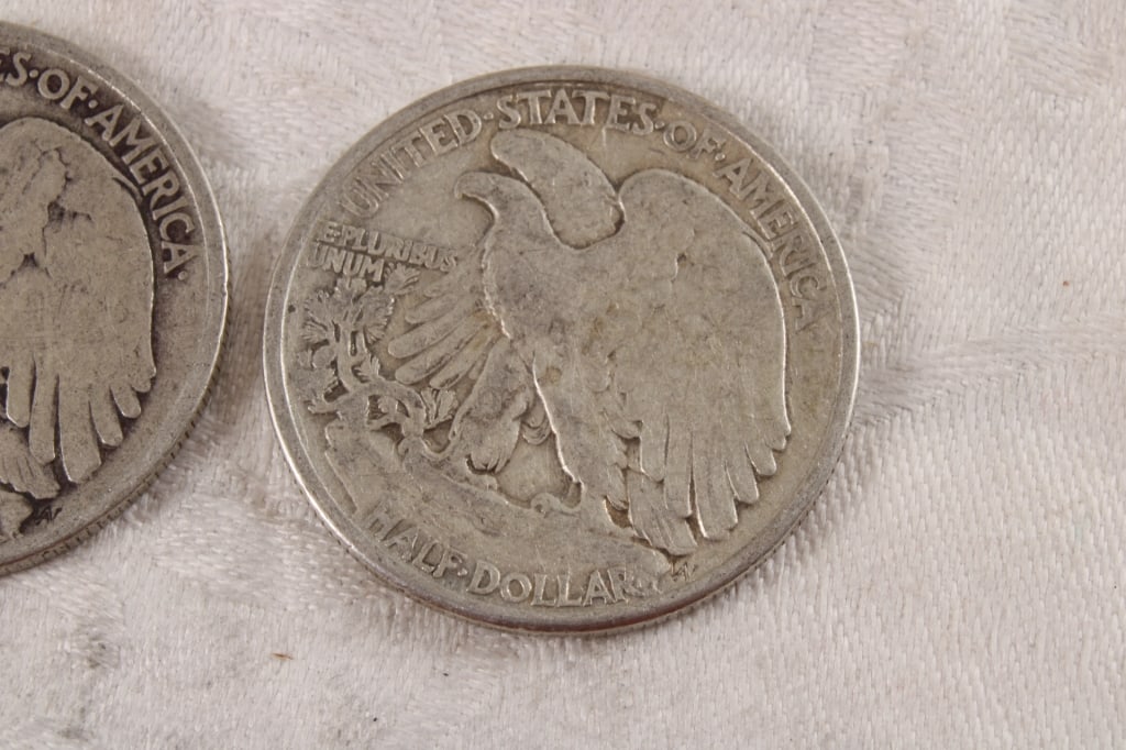 3 Walking Liberty Silver Half Dollars - 7