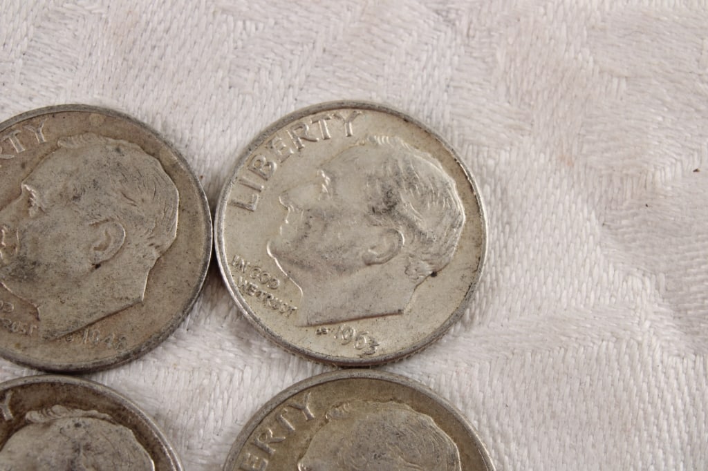 10 Roosevelt Silver Dimes - 6