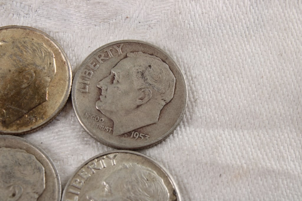 10 Roosevelt Silver Dimes - 6