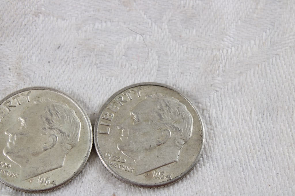 10 Roosevelt Silver Dimes - 6