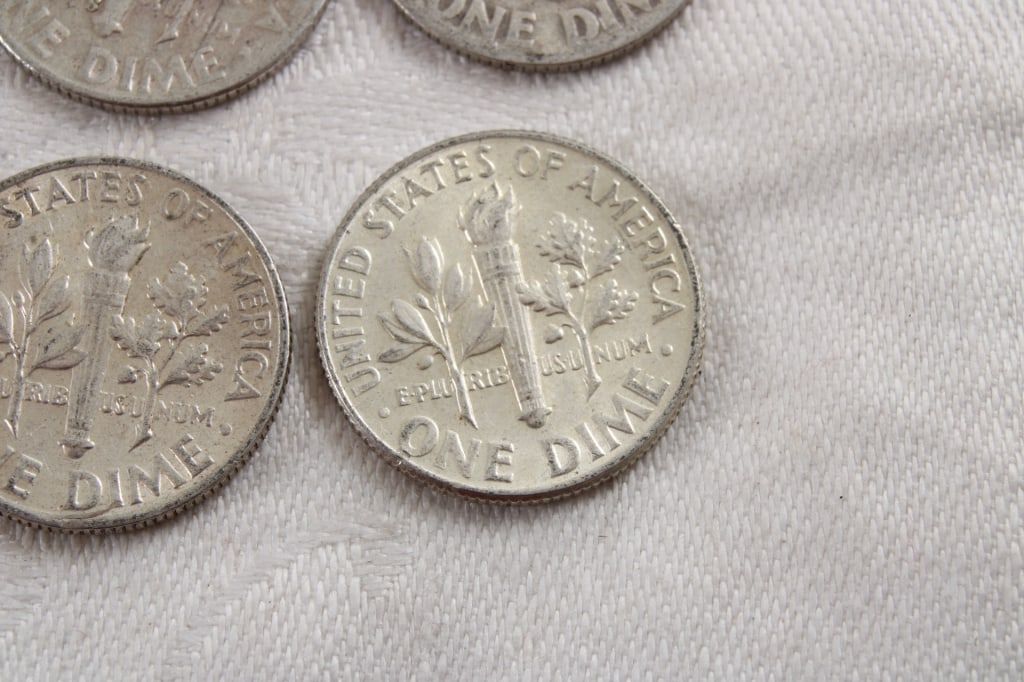 10 Roosevelt Silver Dimes - 13