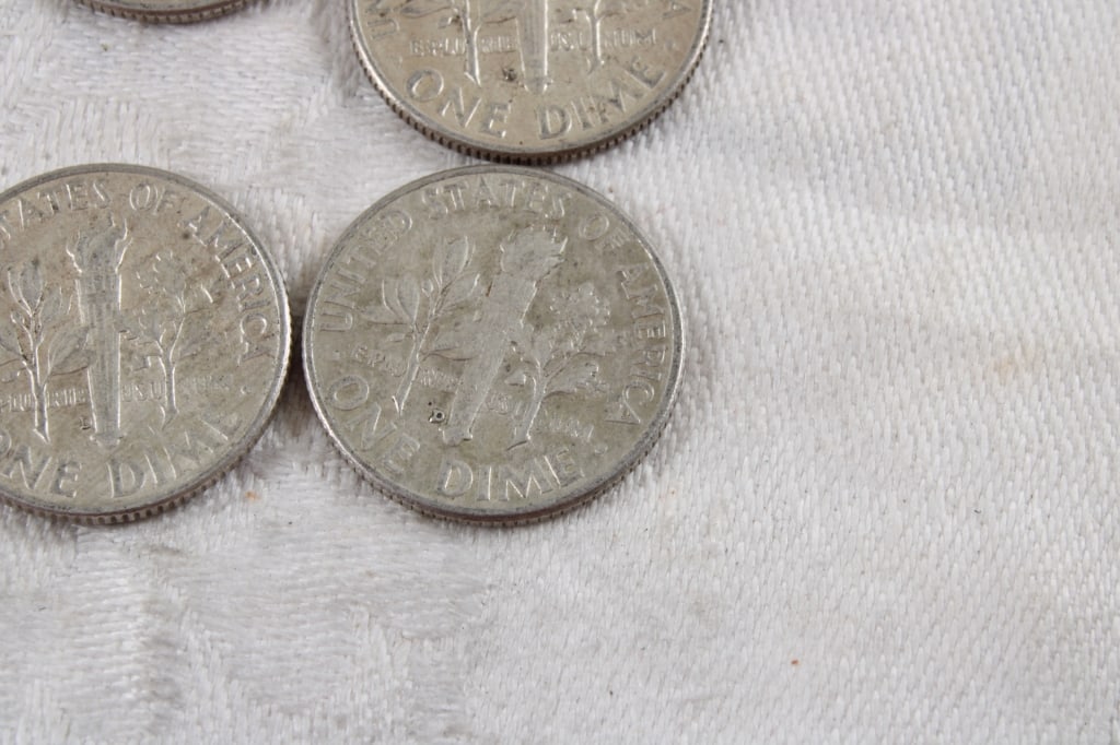 10 Roosevelt Silver Dimes - 13