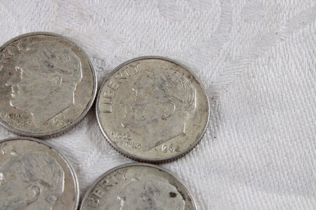 10 Roosevelt Silver Dimes - 6