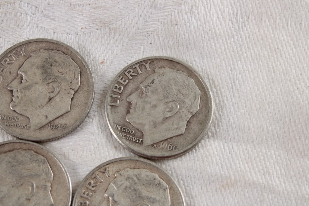 10 Roosevelt Silver Dimes - 6