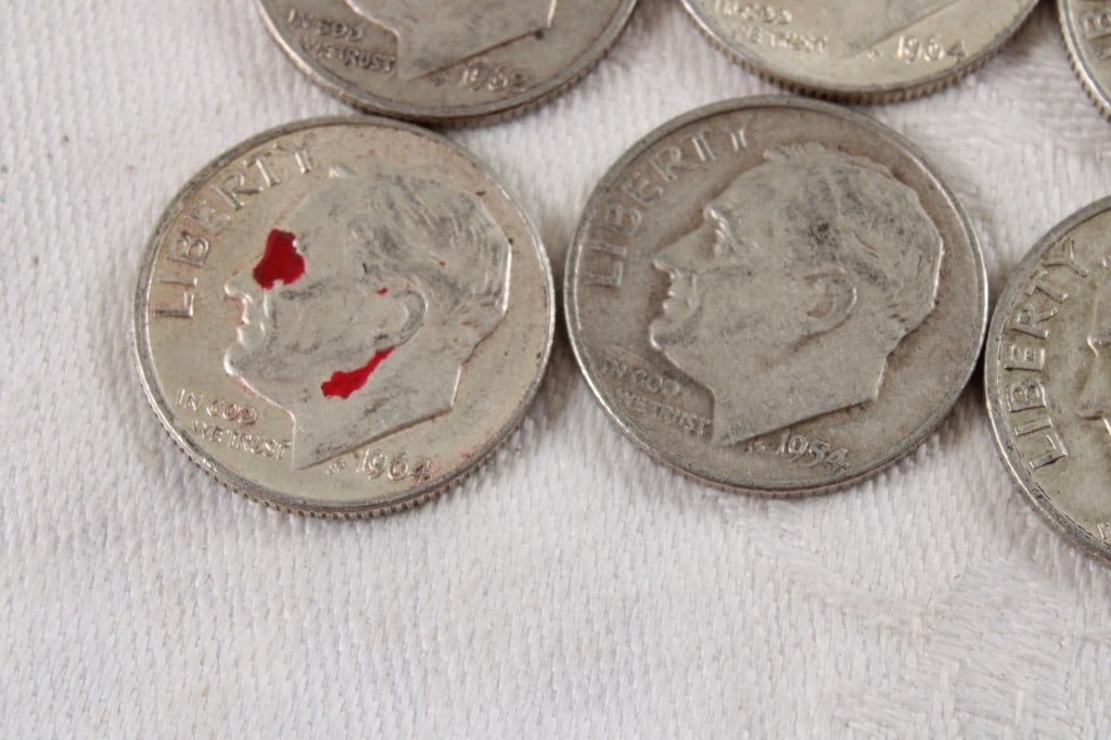 10 Roosevelt Silver Dimes - 3