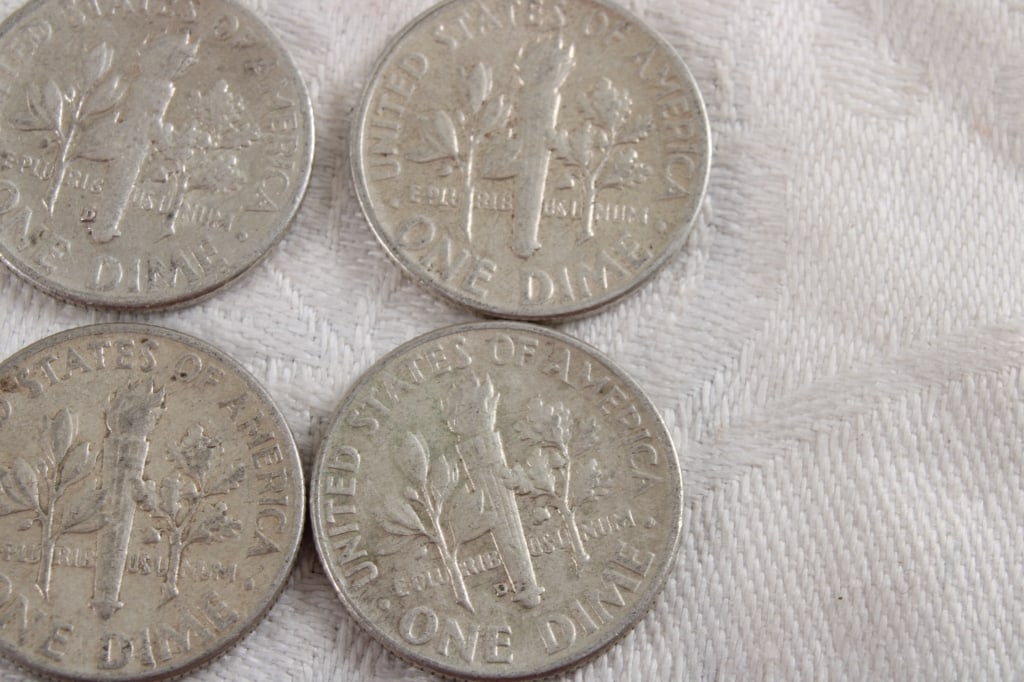 10 Roosevelt Silver Dimes - 11