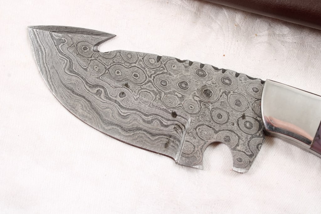 2 Custom Made Fixed Blade Knives in Sheaths - 2