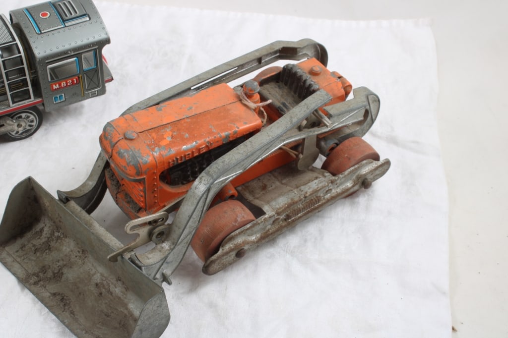 Hubley Diesel Plow, Modern Toys Locomotive Japan - 2