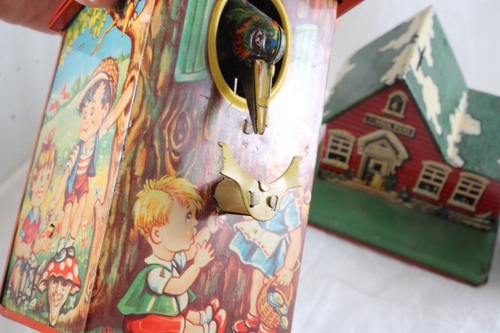 3 Tin Litho Mechanical Banks LBZ Germany, Ohio Art - 7