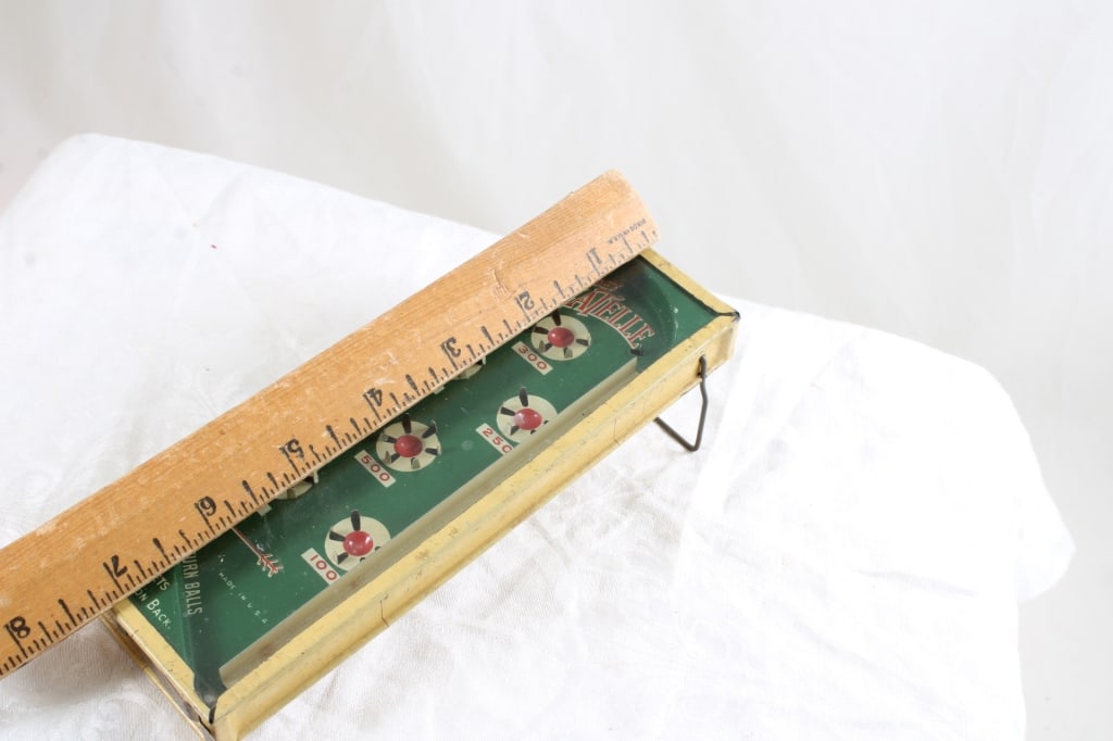 Midget Bagatelle Pinball Game with Instructions - 2