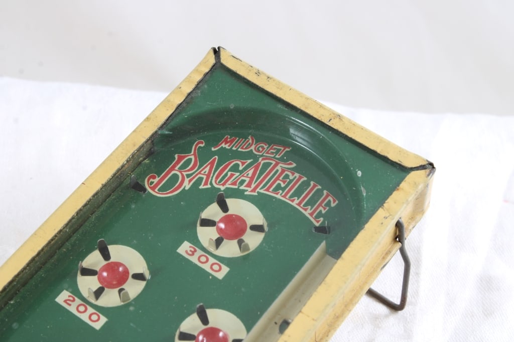 Midget Bagatelle Pinball Game with Instructions - 4