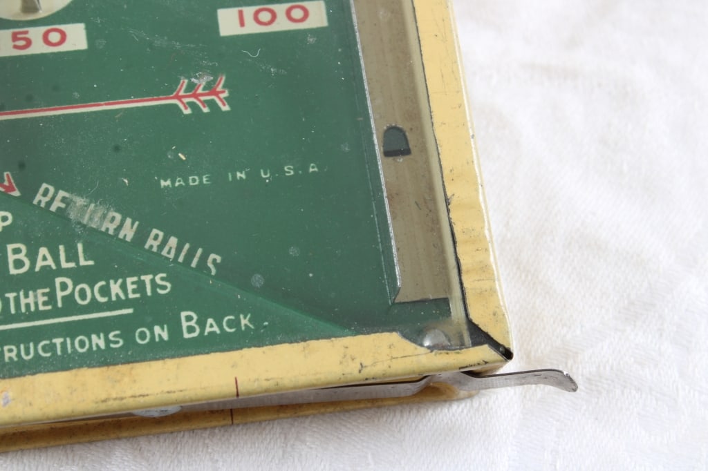 Midget Bagatelle Pinball Game with Instructions - 7