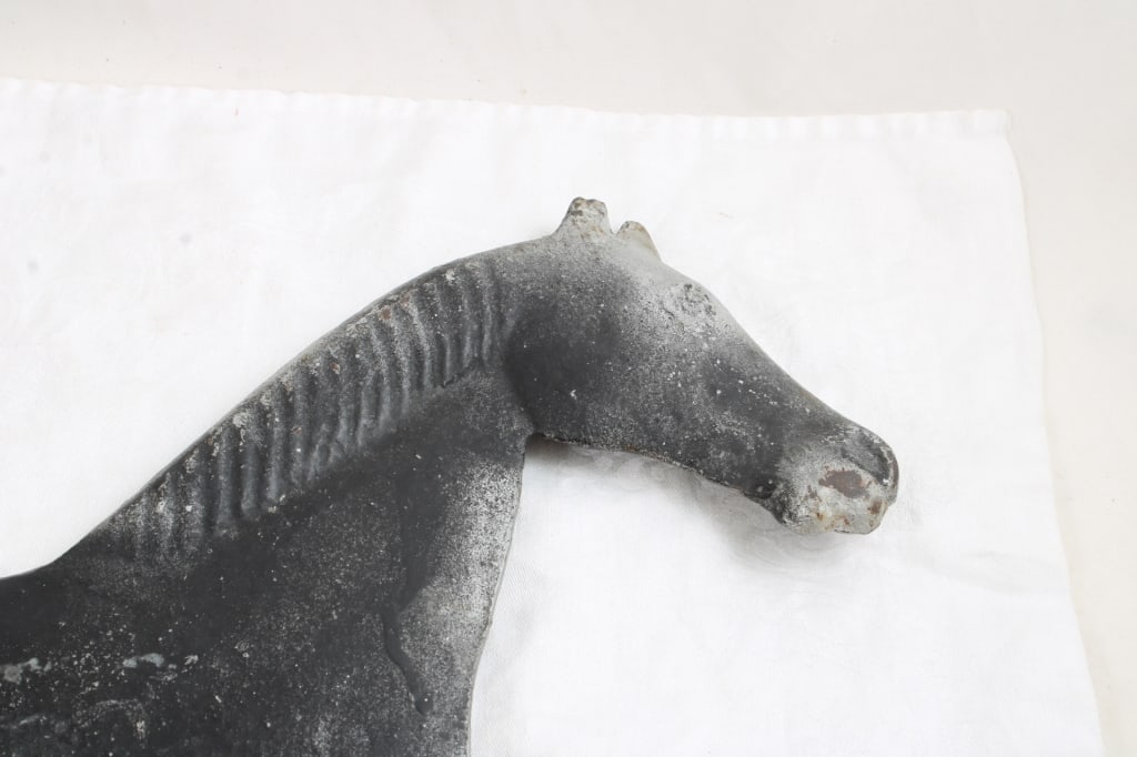 Antique Cast Iron Horse Windmill Weight - 2