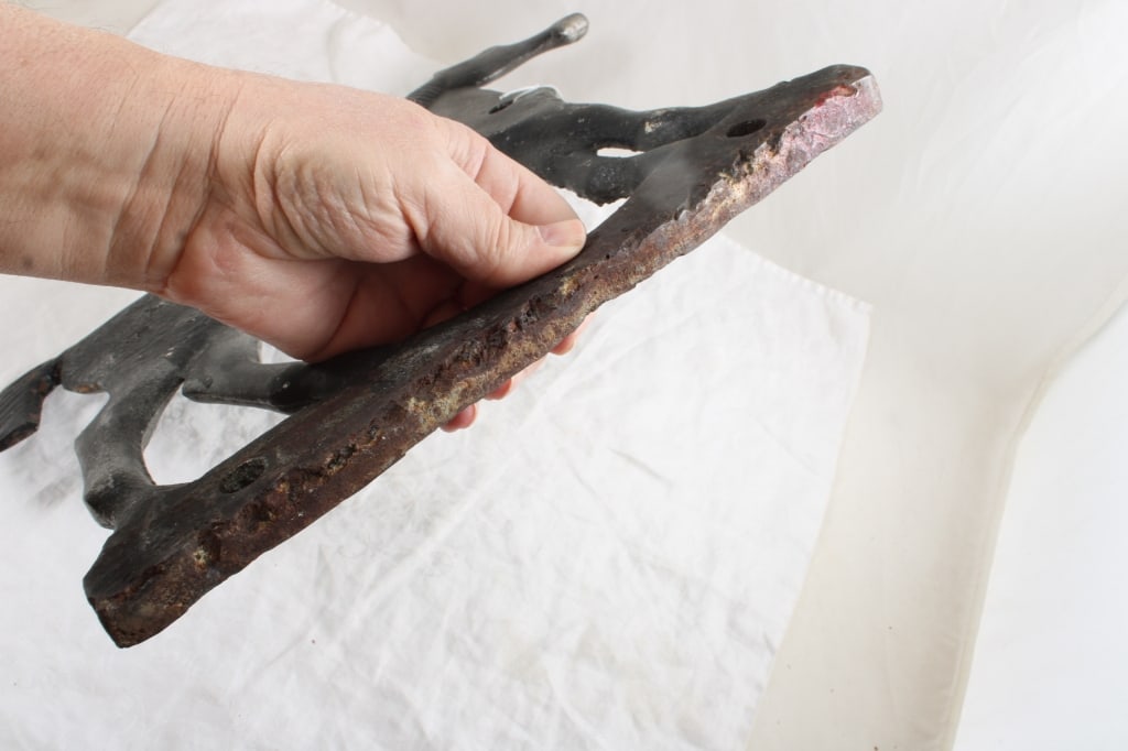 Antique Cast Iron Horse Windmill Weight - 8