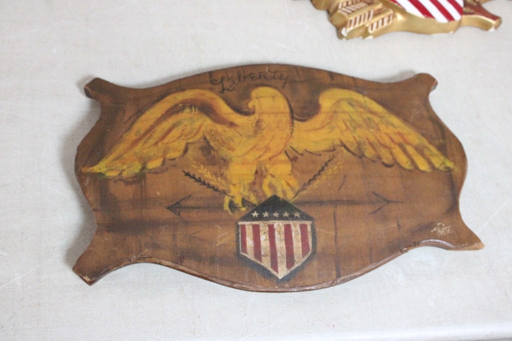 2 Eagle Shield Arrows Wall Plaques - 2