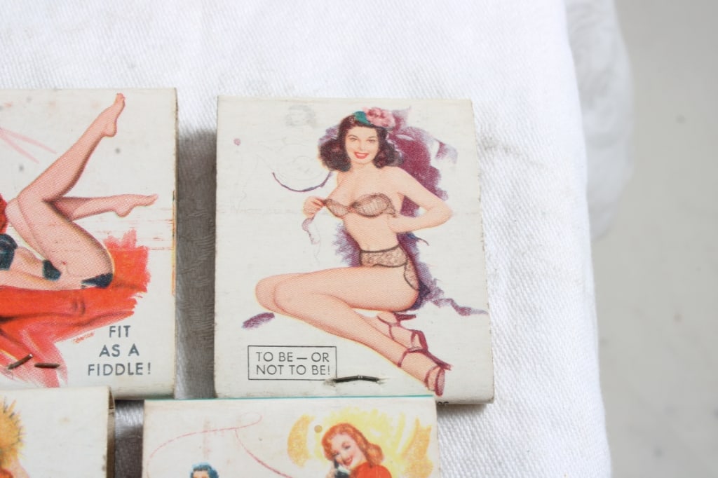 15 Pin-Up Matchbooks ALL FULL Front Strike - 10