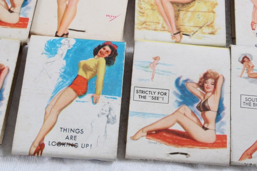 15 Pin-Up Matchbooks ALL FULL Front Strike - 3