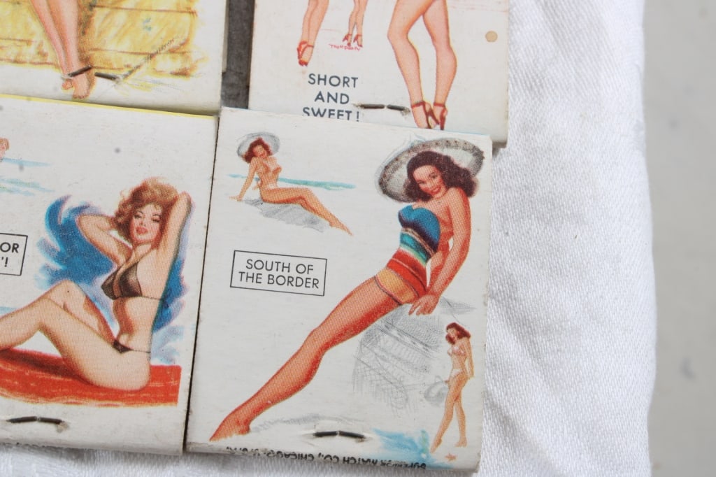 15 Pin-Up Matchbooks ALL FULL Front Strike - 4