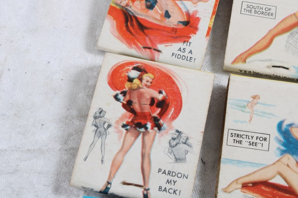 15 Pin-Up Matchbooks ALL FULL Front Strike - 7