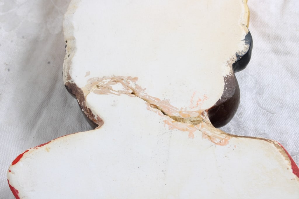 Black Americana Chalk Ware Wall Plaques with Hooks - 9