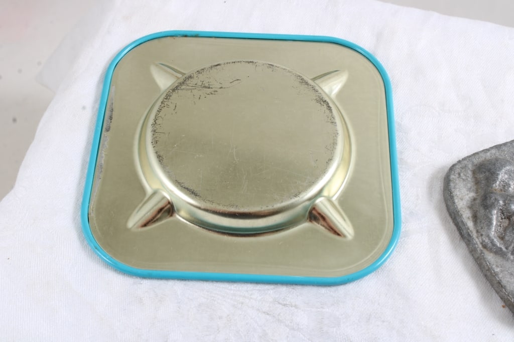 4 Risque Collectible Plaque, Coin, Ashtray, Opener - 7