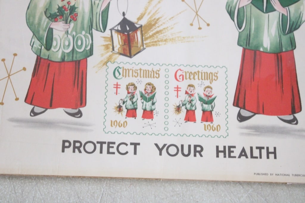7 WW2 & Other Christmas Seal Advertising Posters - 9
