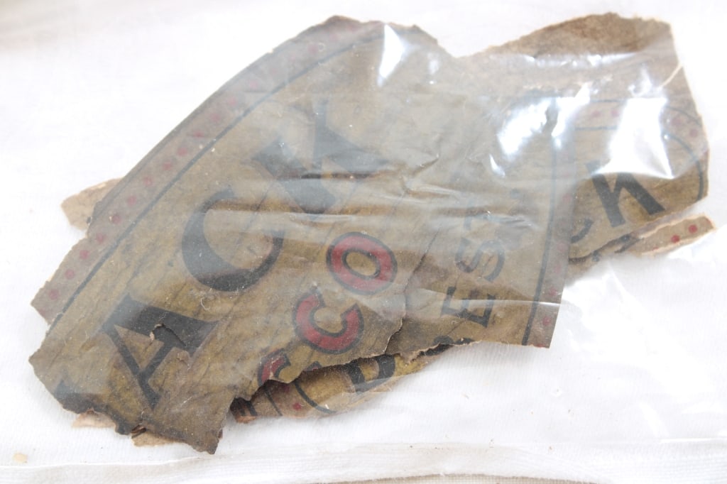 Antique Cigar Store Display Box, Labels, Cloths - 13