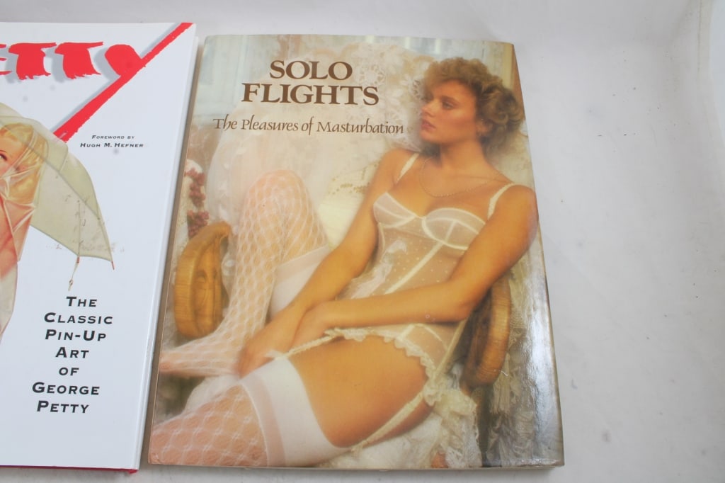 2 Hardcover Pinup & Erotica Books Dust Jackets - 2