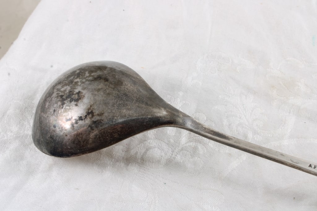Antique Sterling Silver Serving Spoon 62 Grams - 11