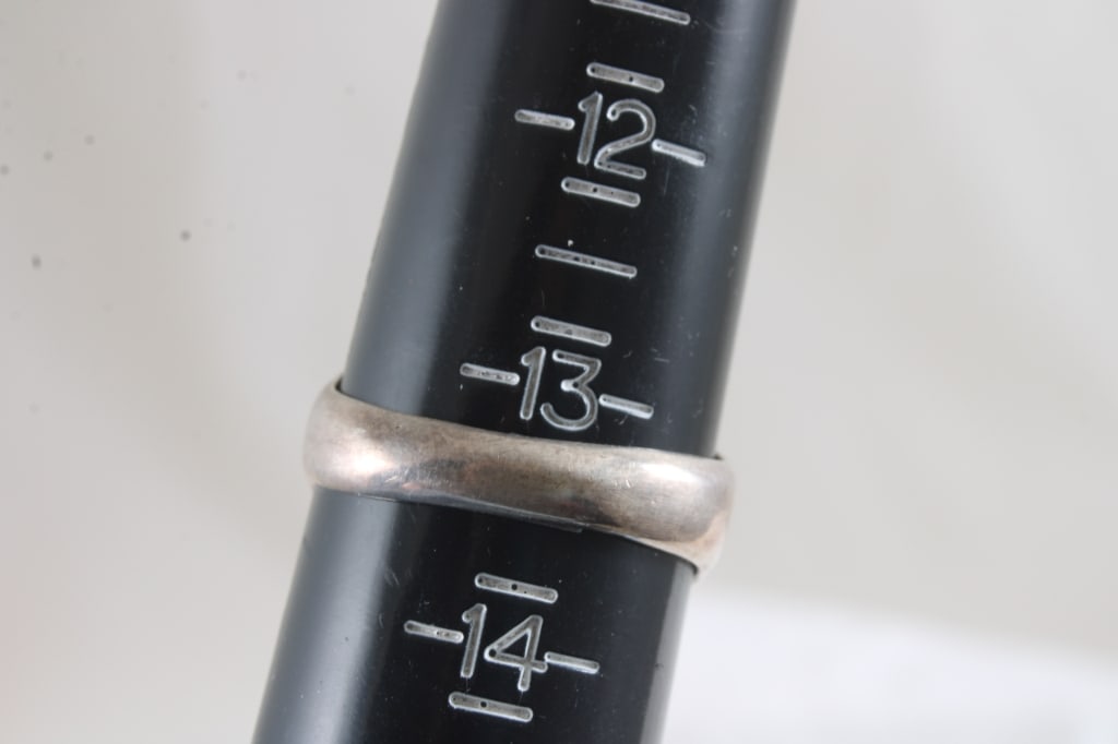 Sterling Silver Agate Dendritic Ring 13.8 Grams - 8