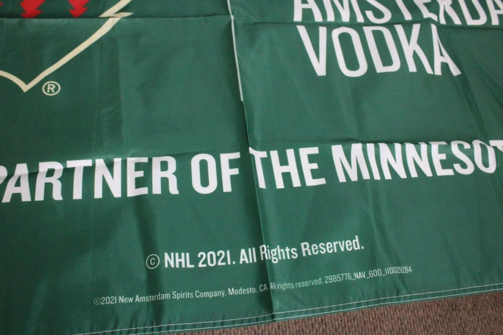 Timber Wolves Amsterdam Vodka Advertising Banner - 6